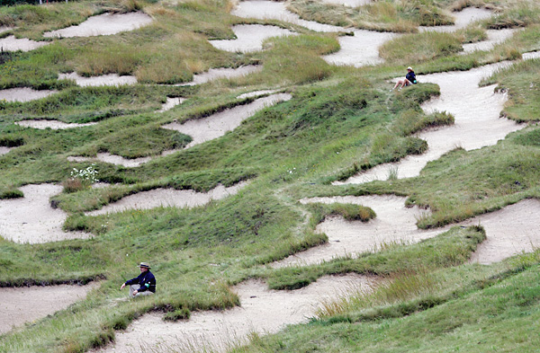 18th hole 04pga 600x393 Sân chơi golf : PGA Championship 2010 – Whistling Straits Golf Course