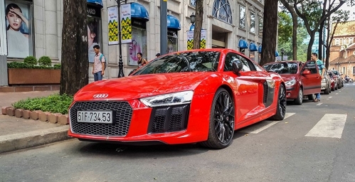 20160726092306 phan thanh 1 Bắt gặp Audi R8 V10 Plus của Phan Thành dạo phố cuối tuần