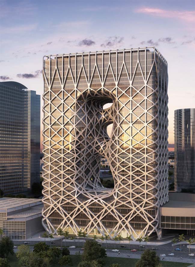 city of dreams thiet ke kien truc khach san tai macau 01 Ý tưởng thiết kế kiến trúc ấn tượng của khách sạn tại Macau