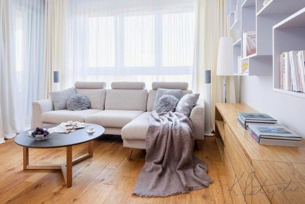 căn hộ 2 can ho 2 Tha quan căn hộ nhỏ thanh lịch với tông xanh dịu mát